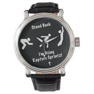 Relógio Rapture Sprintz! por Fay Goss Men's Vintage Black