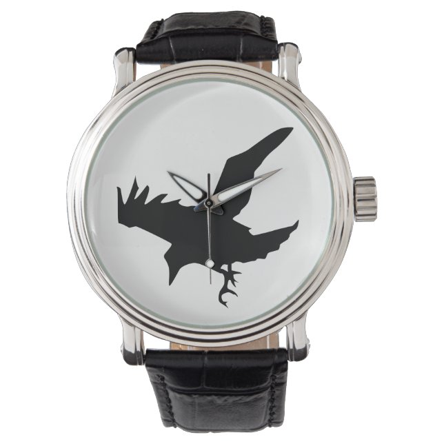 Relógio Raven Silhouette (Frente)