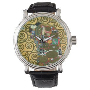 Relógio Realização aka o abraço por Gustavo Klimt