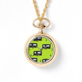 Relógio Reboques de campismo a verde