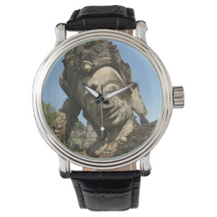 Relógio Reclinhando Buda... Nong Khai, Isan, Tailândia