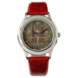 Relógio Red Ballerina e Nutcracker Glitter Wrist Watch