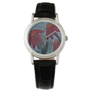 Relógio Red Daisies Watch