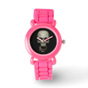 Relógio Red Eyes Skull Watch