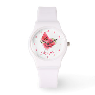 Relógio Red Sweet Suicy Watermelon Pieds Watch