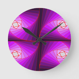 RELÓGIO REDONDO クワッド・スパイラル・パープル