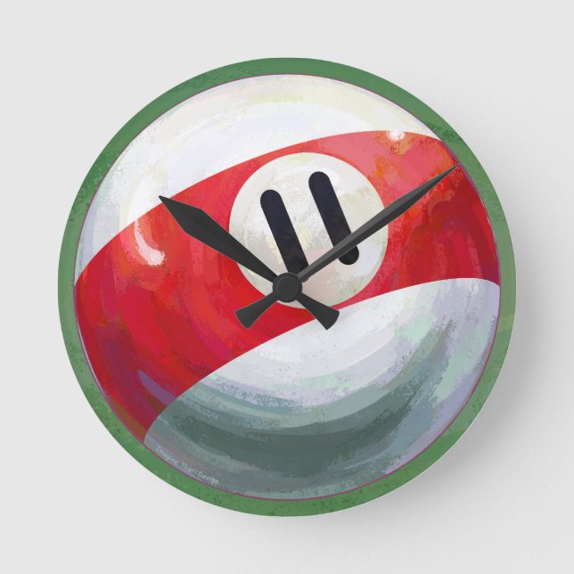 Relógio Redondo 11 Bola (Frente)