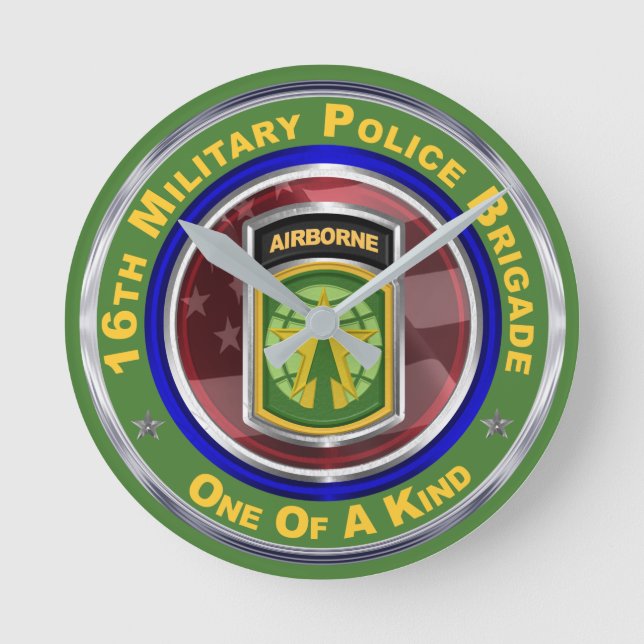 Relógio Redondo 16ª Brigada Militar de Polícia (Frente)