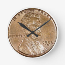 1943 Penny de Cobre Cabeça de Lincoln