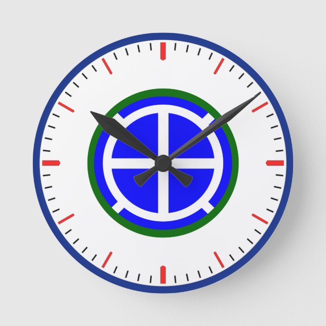 Relógio Redondo 35ª Divisão de Infantaria do Exército (Frente)