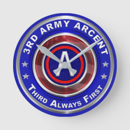 Relógio Redondo 3.º Exército ARCENTE Keepsaokê