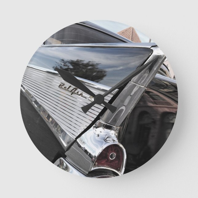 Relógio Redondo 57' de ar em gel (Frente)