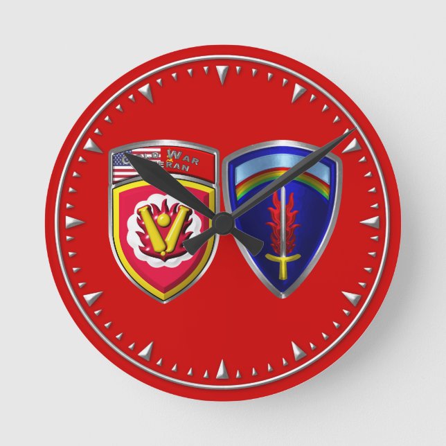 Relógio Redondo 59ª Brigada Ordnance (Frente)