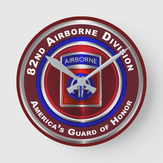 Relógio Redondo 82ª Divisão Aerotransportada - Guarda de Honra da  (Frente)
