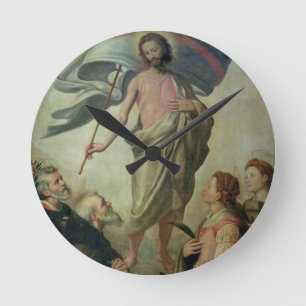 Relógio Redondo A ascensão do cristo, 1595 (óleo no painel)
