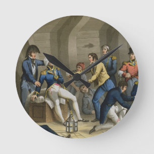 Relógio Redondo A cabina do piloto, batalha do Nile, mostrando