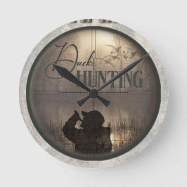 Relógio Redondo A caça derradeira aos patos