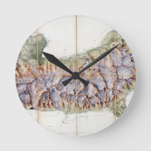 Relógio Redondo A corrente de Mont Blanc, de uma avaliação real