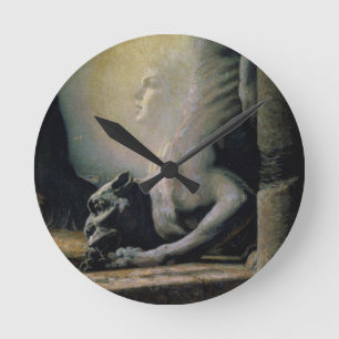 Relógio Redondo A esfinge e a quimera, 1906 (óleo em canvas)