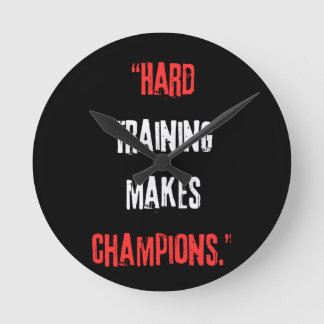 Relógio Redondo A formação de duros é campeã.