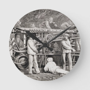 Relógio Redondo A galeria avançada no lado francês da