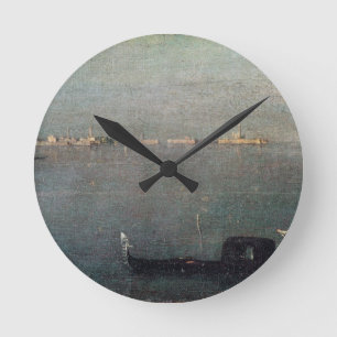 Relógio Redondo A gôndola na lagoa