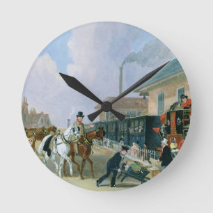 Relógio Redondo A Louth-Londres Royal Mail que viaja pelo trem