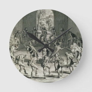 Relógio Redondo A maneira em que os padres das caraíbas