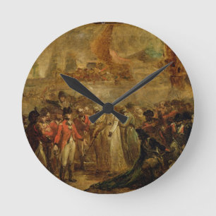 Relógio Redondo A rendição dos dois filhos de Tipu Sahib (1749-