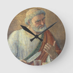 Relógio Redondo A última ceia, 1480 (fresco) (detalhe de 61997)