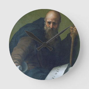 Relógio Redondo Abade de St Anthony (c.251-356) c.1518-19 (óleo n