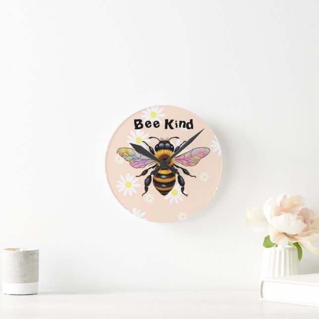 Relógio Redondo Abeja Gentil Abeja Girassol (Lar)