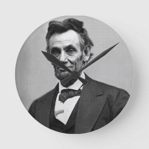 Relógio Redondo Abraham Lincoln