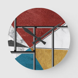 Relógio Redondo Abstrato