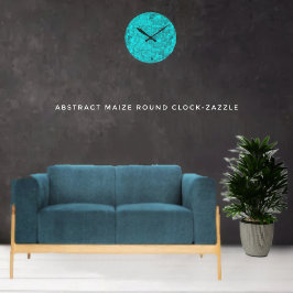 Relógio Redondo Abstrato Maize