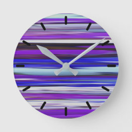 Relógio Redondo Abstrato nº 2: Desfocamento do Ultravioleta