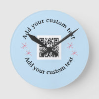 Adicione seu texto personalizado código QR de negó