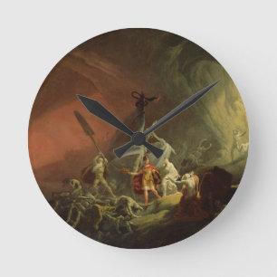 Relógio Redondo Aeneas and the Sibyl, c.1800 (oil on canvas)
