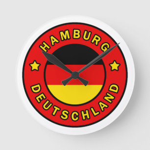 Relógio Redondo Alemanha de Hamburgo