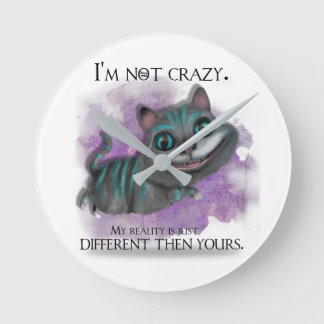 Relógio Redondo Alice em Wonderland clock.