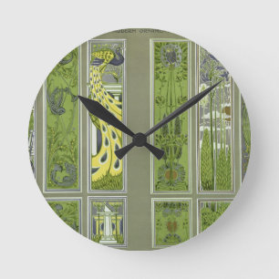 Relógio Redondo Almofade o design, placa III "do plutônio do