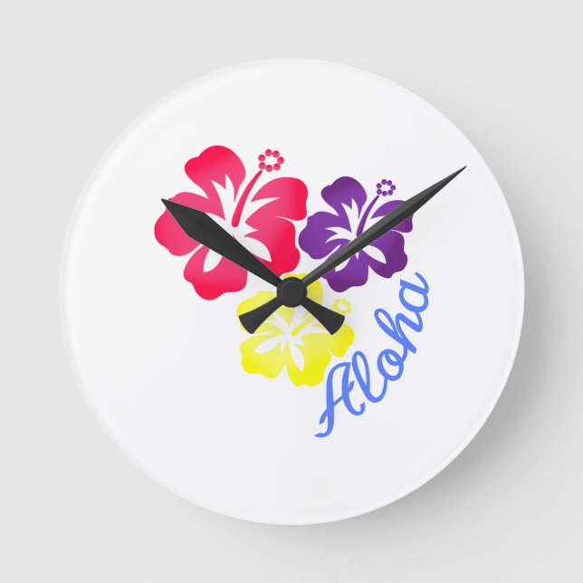 Relógio Redondo Aloha (Frente)