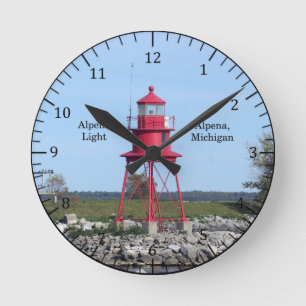 Relógio Redondo Alpena Light clock