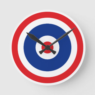 Relógio Redondo Alvo tailandês de Roundel da bandeira