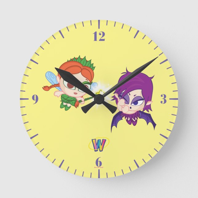 Relógio Redondo Alyssa contra Nafaria (Frente)