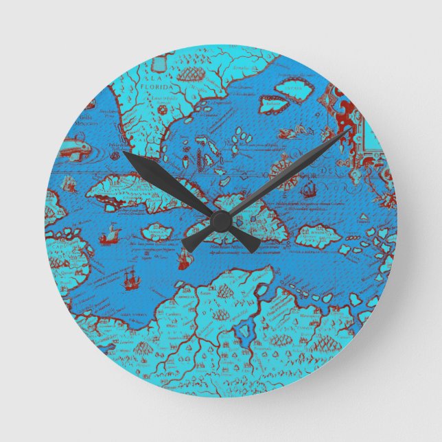 Relógio Redondo América Central ("América Occidentalis") (Frente)