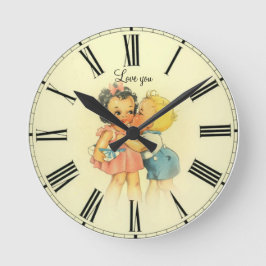 Relógio Redondo Amo-vos crianças