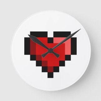 Relógio Redondo Amor Coração