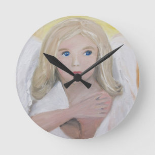 Relógio Redondo Anjo-da-guarda