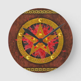 Relógio Redondo Antigos Tomas Místicos de Ortografia e Poções Mági